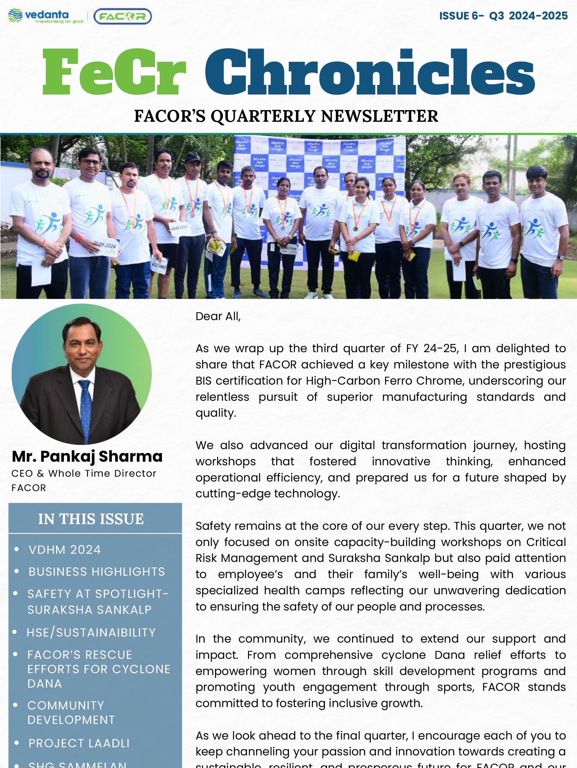 FeCr Chronicles- FACOR Quarterly Newsletter- Quarter 3 2024-25